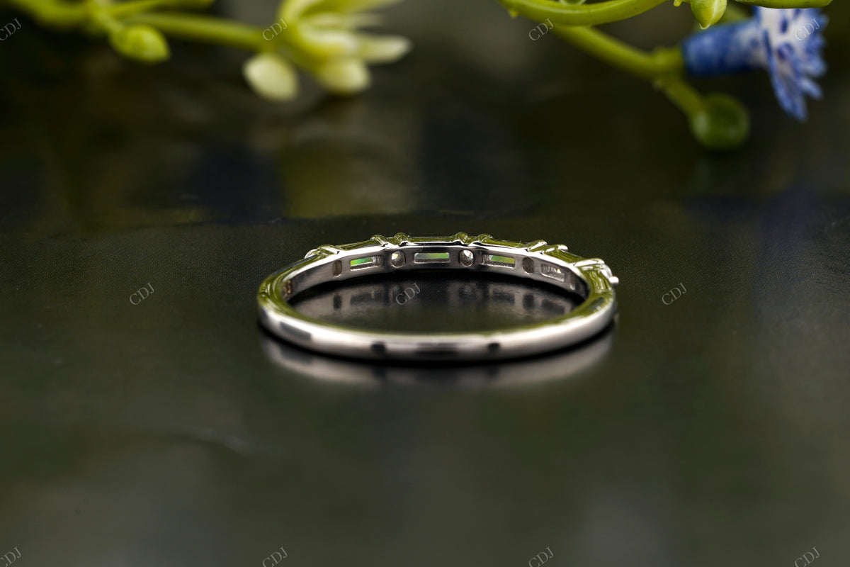 Baguette & Round Lab-Grown Diamond Band