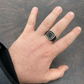 Hip Hop Black Diamond Iced Out Ring  customdiamjewel   