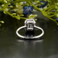 Lab-Grown Diamond White Gold Bezel Ring