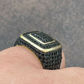 Hip Hop Black Diamond Iced Out Ring  customdiamjewel   