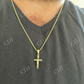 Plain Gold Cross Jesus Crucifix Pendant  customdiamjewel   