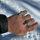 Custom Goat, Animal Face Hip Hop Ring  customdiamjewel   