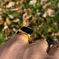Black Onyx Men's Signet Ring  customdiamjewel   
