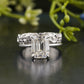 Emerald Lab-Grown Diamond Statement Ring