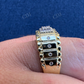 Moissanite Nugget Square Men's Ring  customdiamjewel   