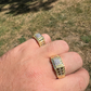 Moissanite Nugget Square Men's Ring  customdiamjewel   