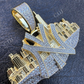 Hip Hop New York NYC Skyline Diamond Pendant  customdiamjewel   