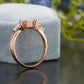 Hexagon Lab-Grown Diamond Trilogy Ring
