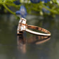 Hexagon Lab-Grown Diamond Trilogy Ring