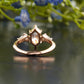 Hexagon Lab-Grown Diamond Trilogy Ring