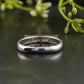 Orange Baguette Cut Moissanite Ring