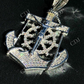 Jesus & Anchor Piece Super Iced Diamond Pendant  customdiamjewel   