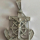 Jesus & Anchor Piece Super Iced Diamond Pendant  customdiamjewel   