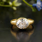 Oval Rose Cut Lab-Grown Diamond Ring