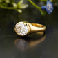 Oval Rose Cut Lab-Grown Diamond Ring