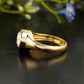Oval Rose Cut Lab-Grown Diamond Ring