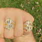 Men's Hip Hop Dollar Sign $ Diamond Ring  customdiamjewel   