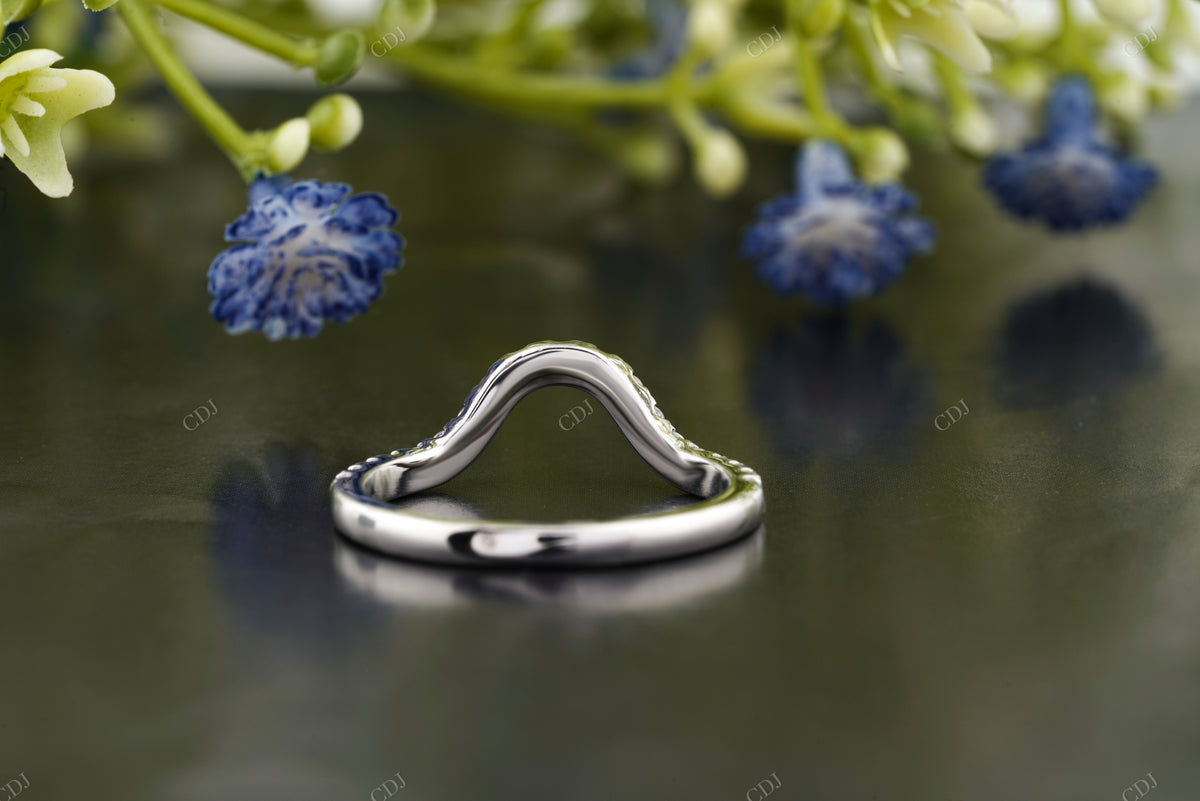 Curved Pavé Lab-Grown Diamond Band