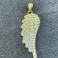 Iced Hip Hop Angel Wing Diamond Pendant  customdiamjewel   