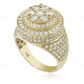 Real Diamond Iced Out Hip Hop Ring hip hop jewelry CustomDiamJewel