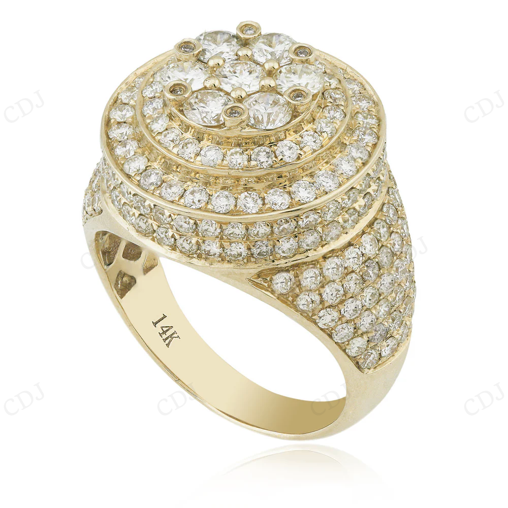 Real Diamond Iced Out Hip Hop Ring hip hop jewelry CustomDiamJewel