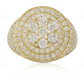 Real Diamond Iced Out Hip Hop Ring hip hop jewelry CustomDiamJewel