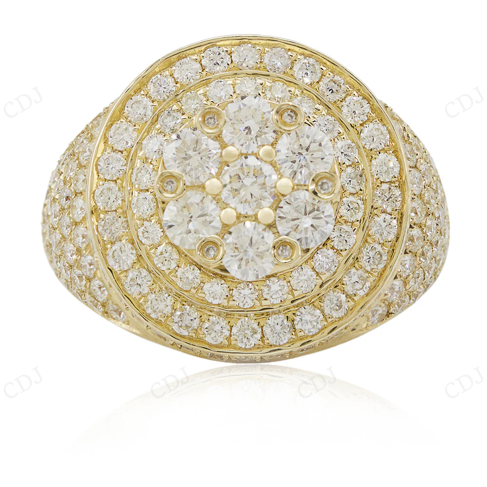 Real Diamond Iced Out Hip Hop Ring hip hop jewelry CustomDiamJewel