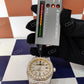 Iced Out Diamond Yellow/White AP Modified Watch customdiamjewel