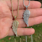 Iced Hip Hop Angel Wing Diamond Pendant  customdiamjewel   