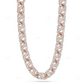 Two Tone Moissanite Yellow Gold Plated Cuban Link Chain CustomDiamJewel