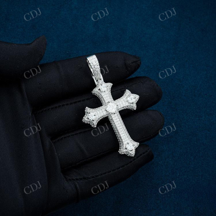 Cross Hip Hop Diamond Pendant  customdiamjewel   