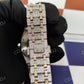 Iced Out Diamond Yellow/White AP Modified Watch customdiamjewel