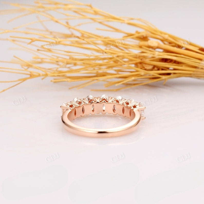 3x5mm Oval Cut Lab Grown Diamond Wedding Band  customdiamjewel   