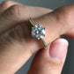 Round Cut Lab Grown Diamond Solitaire Ring customdiamjewel