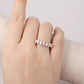 3x5mm Oval Cut Lab Grown Diamond Wedding Band  customdiamjewel   