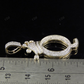 1.5" 14K Solid Gold Letter 'Q' Crown Real Diamond Custom Pendant CustomDiamJewel