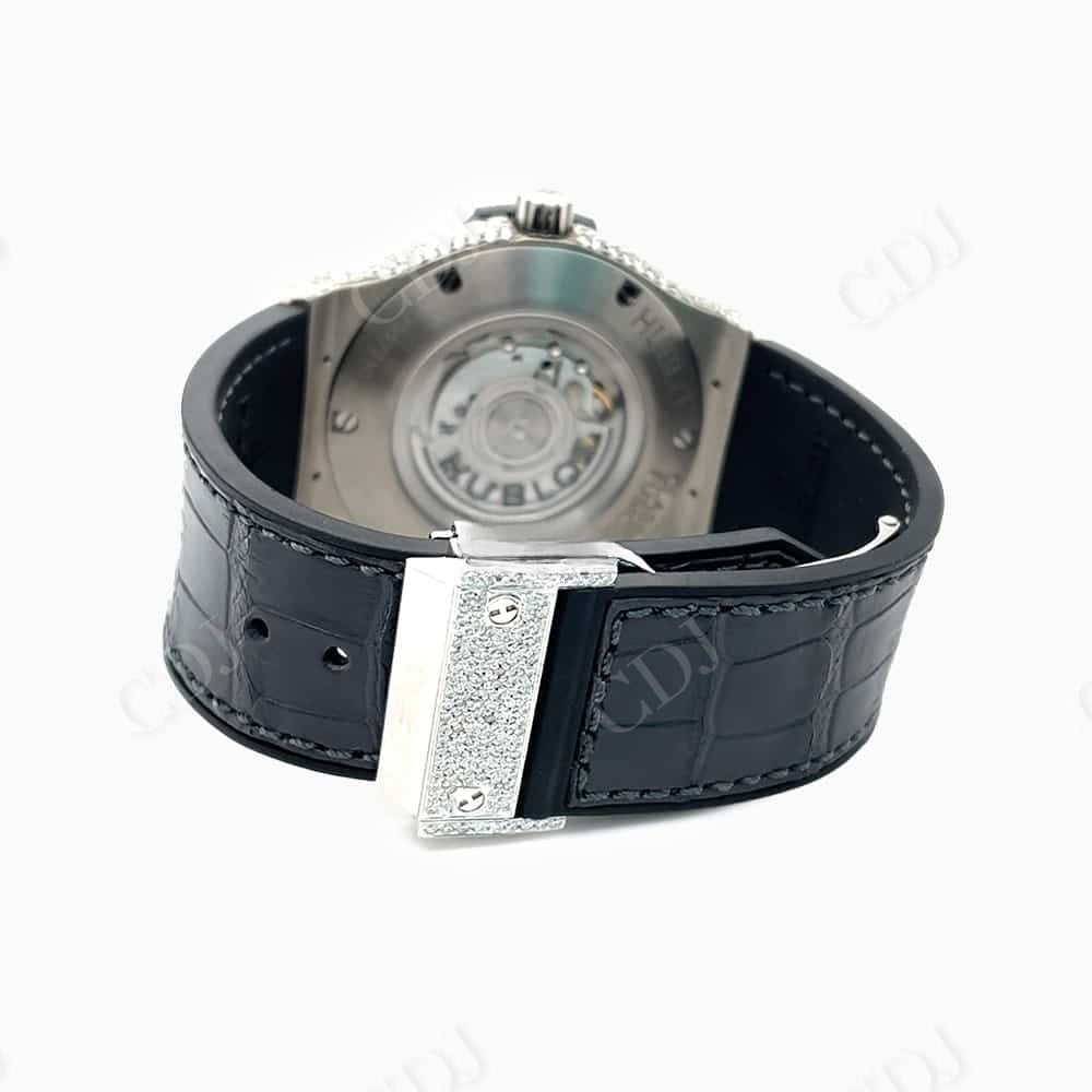 Moissanite Diamond Hip Hop Wrist Watch For Men customdiamjewel