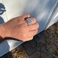 Lab Grown Diamond Icy Hip Hop Ring For Men  customdiamjewel   