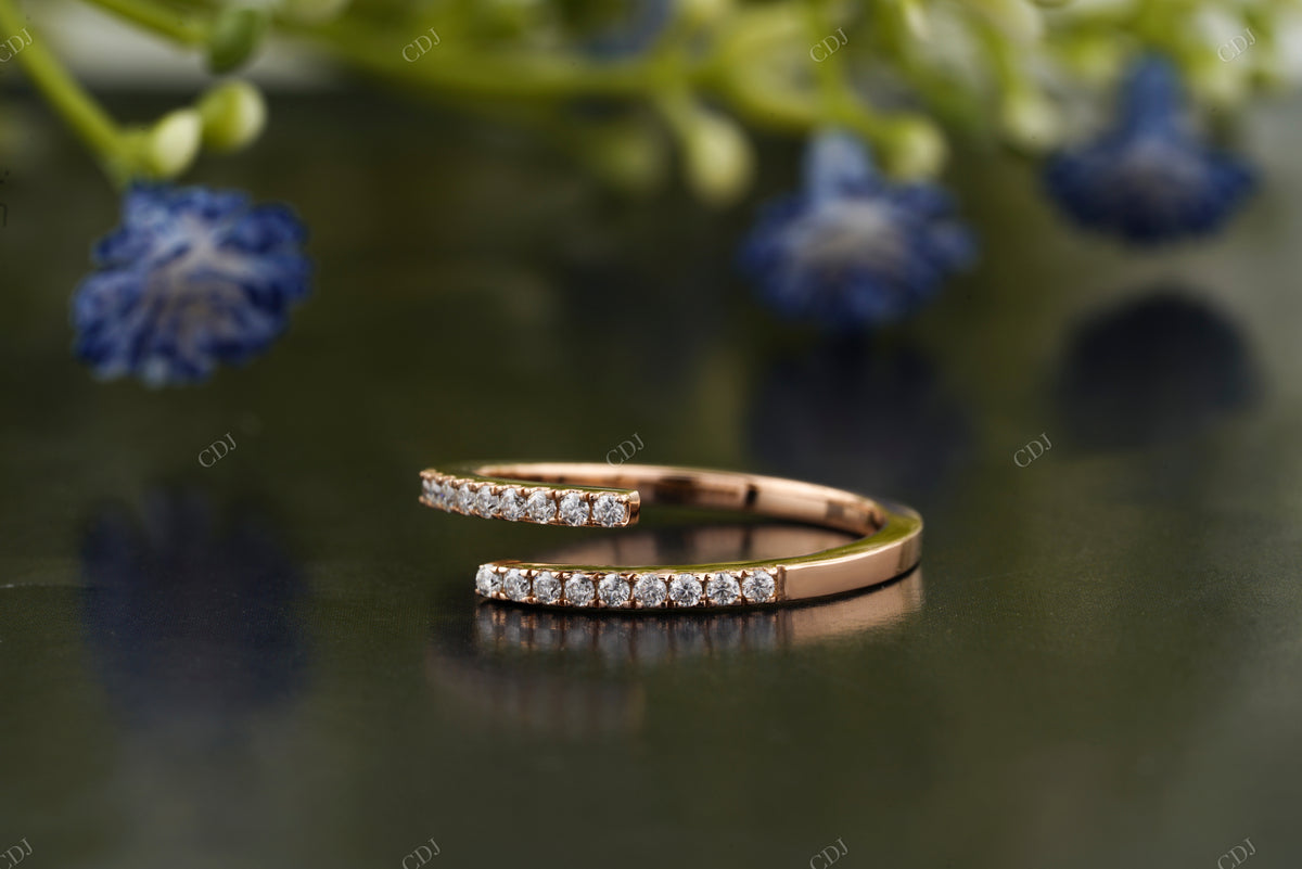 Lab-Grown Diamond Open Cuff Band