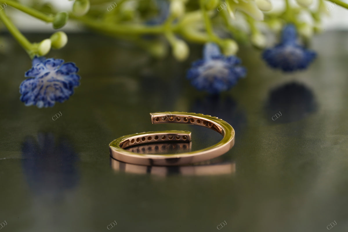 Lab-Grown Diamond Open Cuff Band
