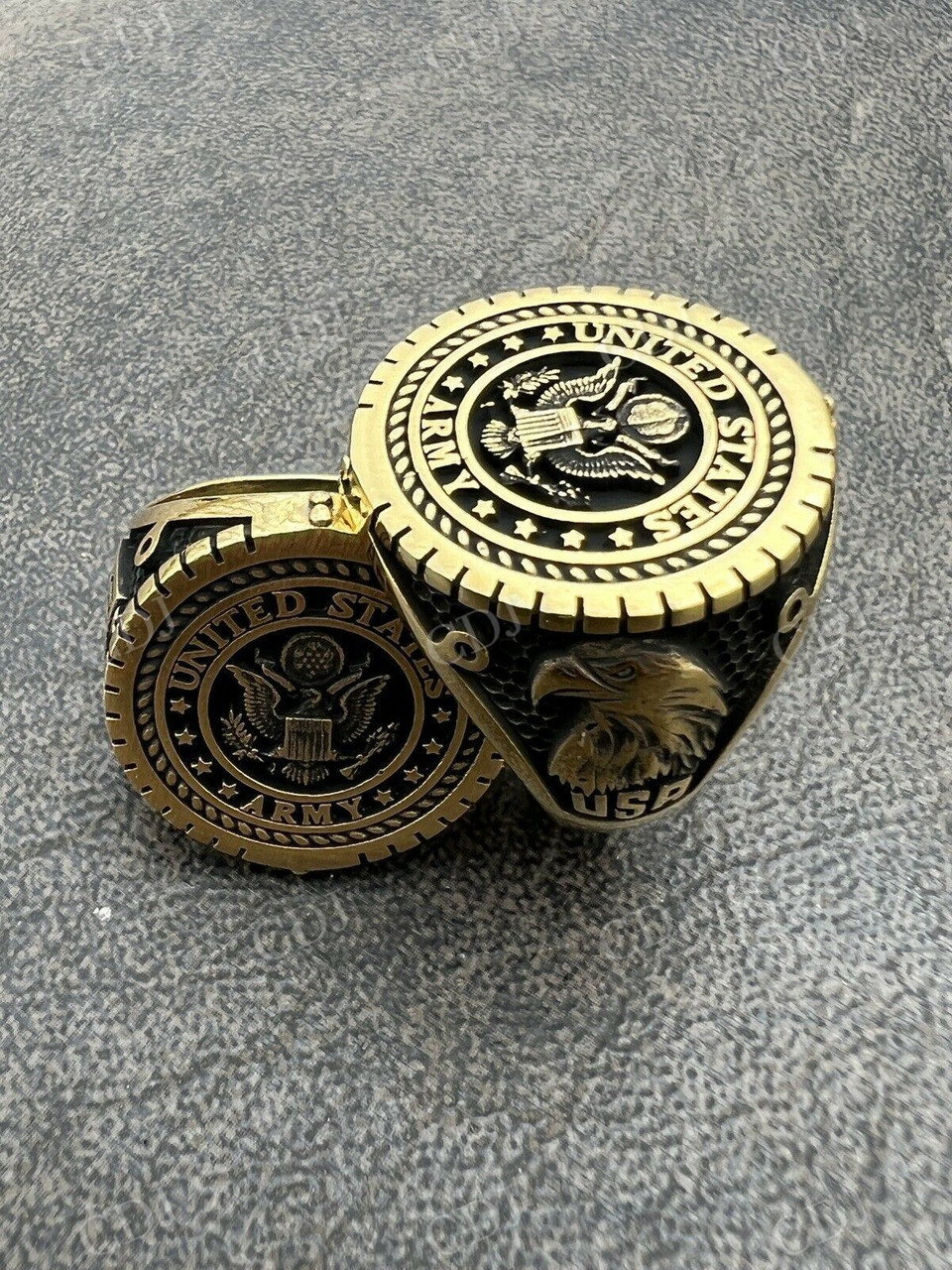 14K Gold Men's Ring  customdiamjewel   