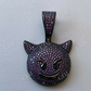 Smiling Devil Emoji Pendant  customdiamjewel   