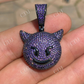 Smiling Devil Emoji Pendant  customdiamjewel   