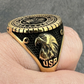 14K Gold Men's Ring  customdiamjewel   