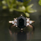 Hexagon Moissanite Rose Gold Ring