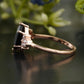 Hexagon Moissanite Rose Gold Ring