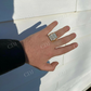 14K Gold Baguette Diamond Hip- Hop Men's Ring  customdiamjewel   