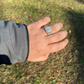 Bezel Iced Out Solitaire Hip Hop ring  customdiamjewel   