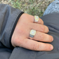 Bezel Iced Out Solitaire Hip Hop ring  customdiamjewel   