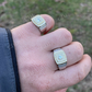 Bezel Iced Out Solitaire Hip Hop ring  customdiamjewel   